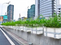 高架橋玻璃鋼花盆_固定