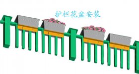 深圳劉先生16000個(gè)護(hù)欄專用花盆已發(fā)貨